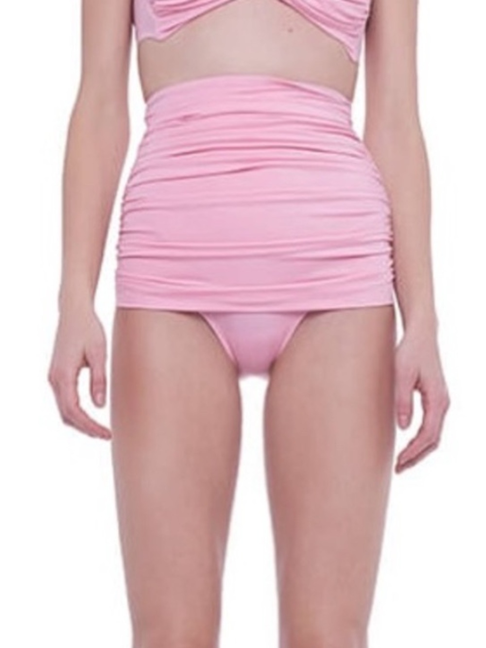 SALE Norma Kamali high waisted ruched Bill bikini bottoms